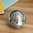 thumbnail image 3 of CNKOO Men Vintage Semi-Closed Egyptian Pharaoh Pyramid Rhinestone Metal Ashtray Gift, 3 of 10