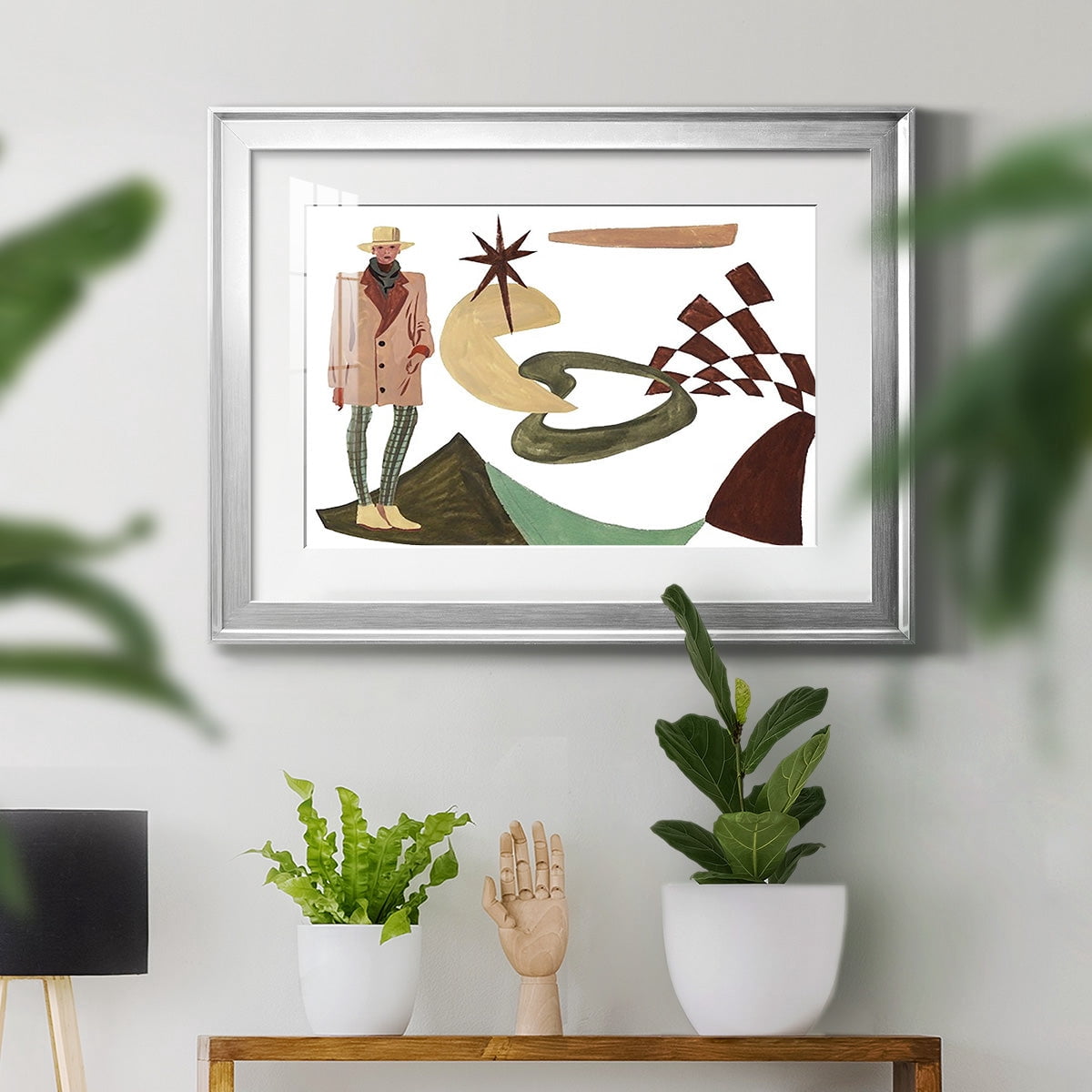Vintage Vibes IV Premium Framed Print - Ready to Hang