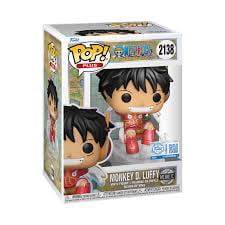 Monkey D Luffy 2138 Metallic Stickered Vinyl Pop with Protector