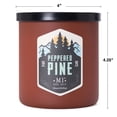 thumbnail image 3 of Manly Indulgence All American Peppered Pine Scented Jar Candle, 2 Wick, 15 oz, 60h Burn, Aromatic, 3 of 3