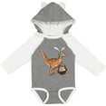 thumbnail image 3 of Inktastic Easter Velociraptor with Bunny Ears Boys or Girls Long Sleeve Baby Bodysuit, 3 of 5