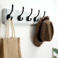 thumbnail image 2 of GFDYREE Rustic Wall Mounted Coat Rack, 16-inches Hole to Hole, Pine Real Wood Plank Wall Coat Rack with 5 Hooks, Farmhouse Coat Hanger Wall Mount for Hanging Backpack Jacket Coat Hat, 2 of 6
