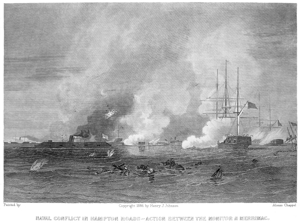 Monitor And Merrimack. /Nthe Engagement Between The 'Monitor' And The