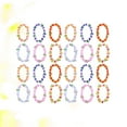 thumbnail image 4 of BRIGHTFUFU 24 piezas hawaiano colorido Leis collar de flores artificiales guirnalda clásica cuello bucle Tropical Luau favores de fiesta playa Hula baile vestido accesorio de vestuario, 4 of 8
