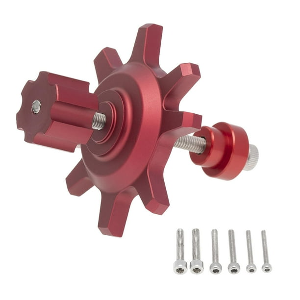 cubo de rueda de coche de oruga rc Buje De Rueda Beadlock De 1.9 / 2.2 "para Accesorios De Orugas RC A Escala 1/10, Rojo rojo Magideal cubo de rueda de coche de oruga rc