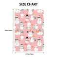 thumbnail image 2 of Car Seat Cover Baby - Cute Pink Snowman Cat Breathable Infant Car Seat Cover for Baby Carseat, Lightweight Comfort Baby Essentials Must Haves Newborn Stuff for Girl Boy, 2 of 7