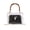 Black, variant on Fashion Jelly Handbags for Women Shoulder Crossbody Bag Tote Bag with Bamboo Handle Transparent Beach Purse.