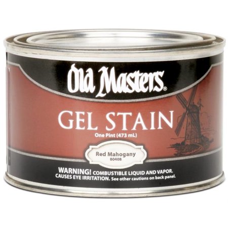 Old Masters 80408 1 Pint Red Mahogany Gel Stain