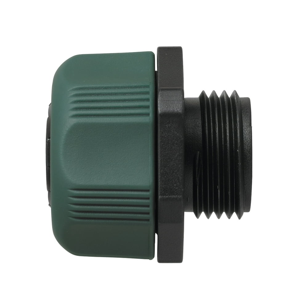 Orbit 5/8" or 3/4" Male end Garden & Water Hose Repair Mender, Plastic