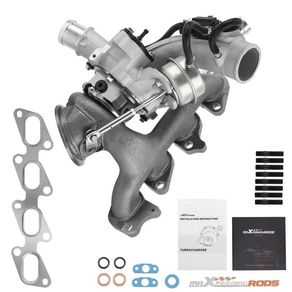maXpeedingrods Turbo Turbocharger with Gaskets for Buick Encore 2013-2021, for Chevrolet Cruze 2011-2016 Sonic 2012-2020 Trax, 1.4L Engine, with Billet Compressor Wheel, 55565353, Street PJD Series
