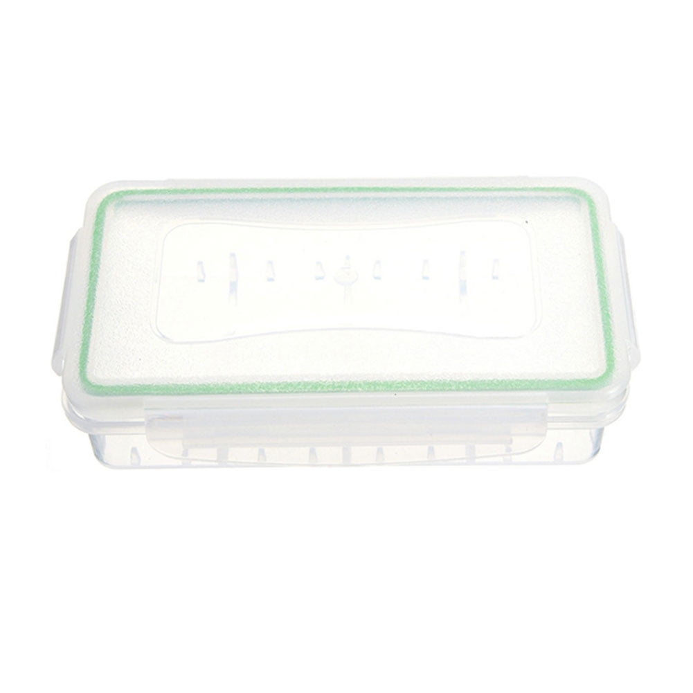 AAA Battery Box Plastic Storage Container Holds 50 Batteries CLEAR COLOR 