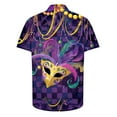mardi gras button down shirts