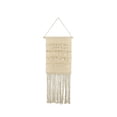 thumbnail image 4 of Habitat Petrax Macrame Wall Hanging, Natural Rope, 19” x 3.75”, 4 of 5