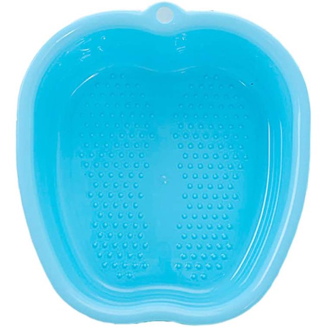 Bañera para pies NQ plegable de 30 l portátil balde grande para baño de pies 8 galones azul