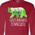 thumbnail image 4 of Inktastic Gatlinburg, Tennessee- Mountains and Bear Shape Long Sleeve T-Shirt, 4 of 5