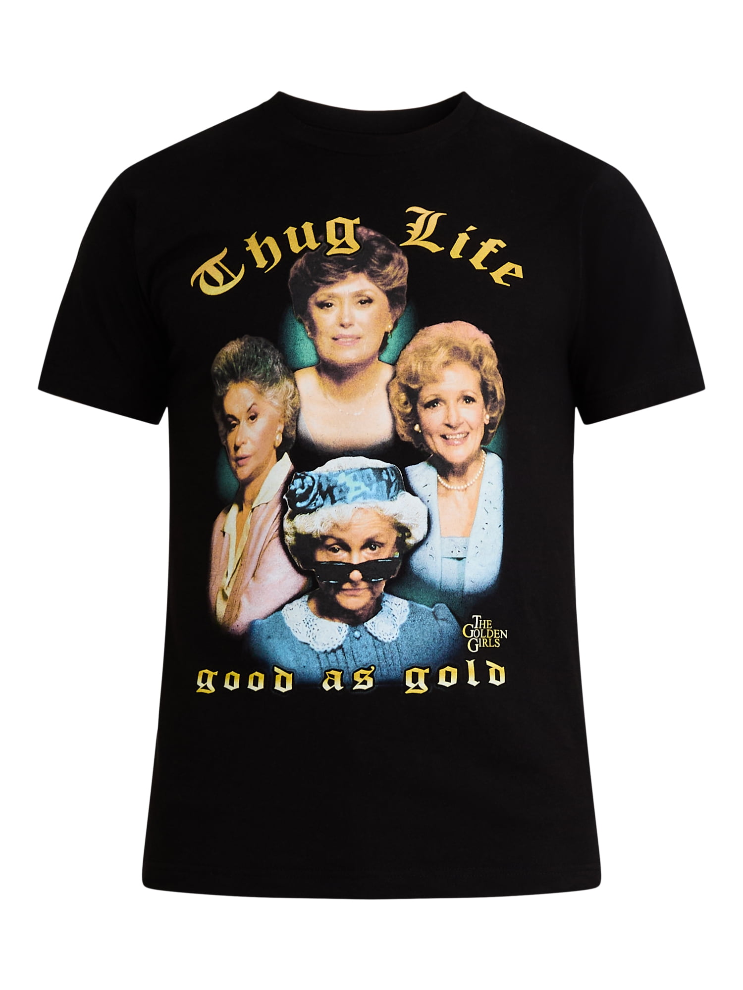 Golden Girls Men's & Big Men's Thug Life Good As Gold Graphic Tee
