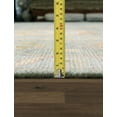 thumbnail image 7 of Pasargad Home Oushak 6' x 9' Hand-Knotted Wool Light Blue Rug - All Ages, Indoors, 7 of 7