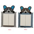 thumbnail image 3 of fastboy Luminous Light Switch Socket Water Resistent Wall Non-Stick Stickers Protective Cover Bedroom Decor, 3 of 8