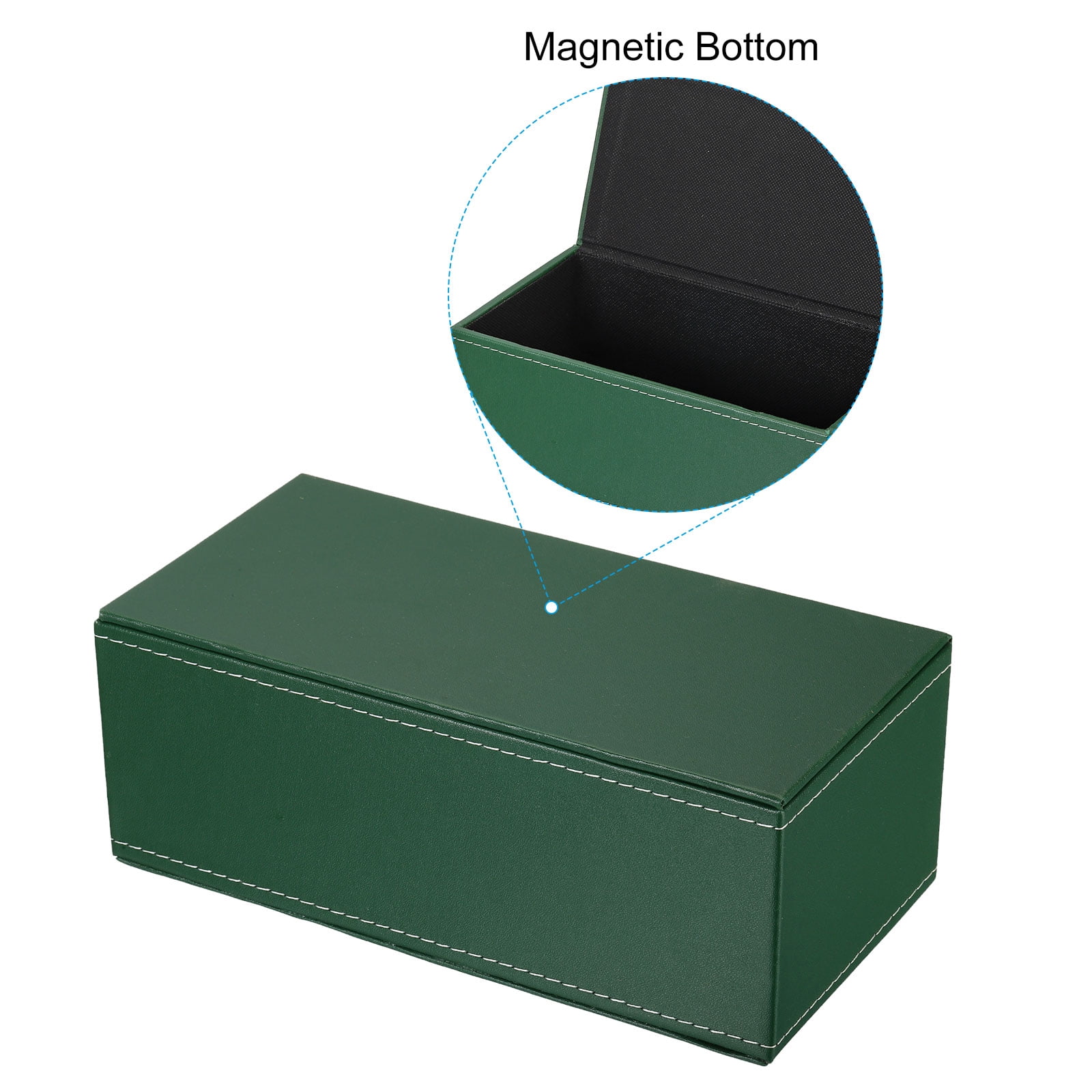 Unique Bargains Tissue Box Cover Napkin Paper Towel Dispenser Holder Green 9.4x4.7x3.7"