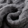 thumbnail image 6 of Cable Knit Sweater Women Sevevn Women Fine Knit Open Front Crewneck Pullover Cape Cardigan Sweater, 6 of 8