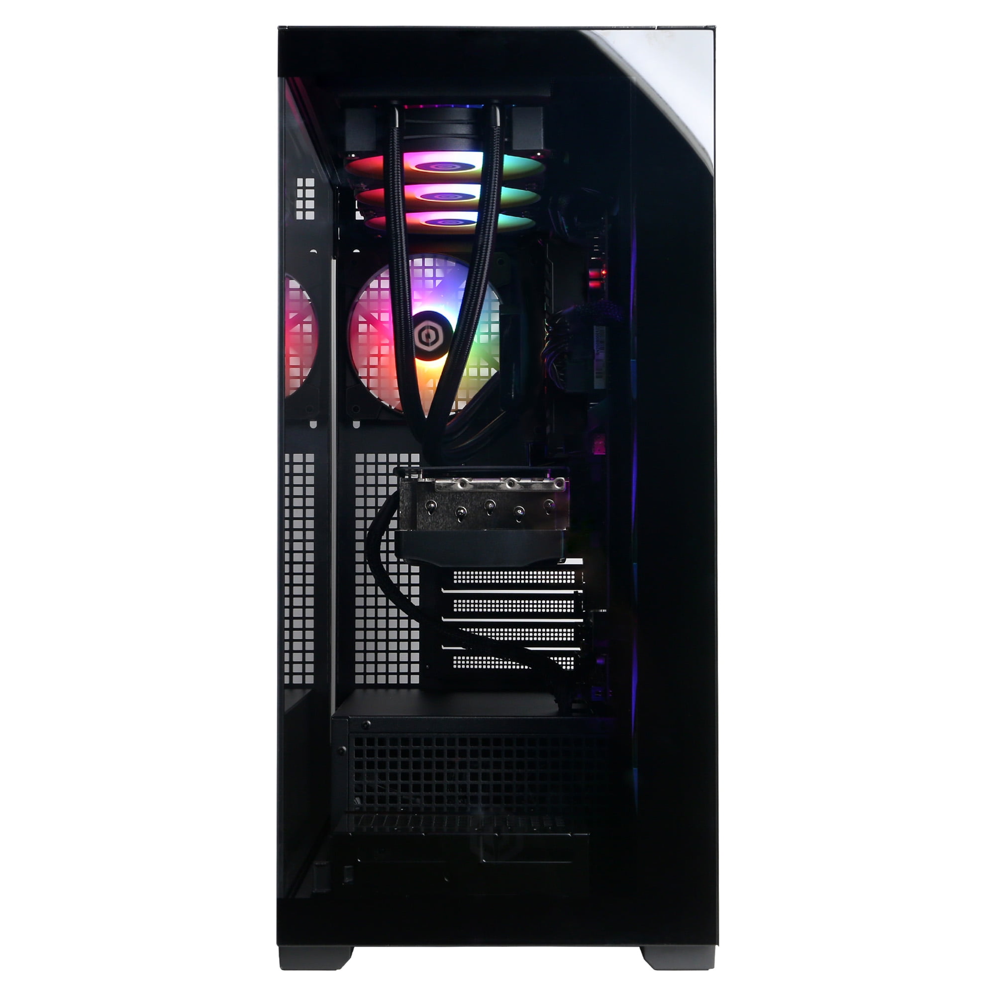 CyberPowerPC Gamer Supreme Gaming Desktop, AMD Ryzen 7 9800X3D, NVIDIA GeForce RTX 5070 Ti 16GB, 32GB DDR5, 2TB SSD, Black, SLC7700WST