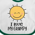 thumbnail image 4 of Inktastic I Love My Grumpy Cute Sunshine Boys or Girls Baby Bib, 4 of 4