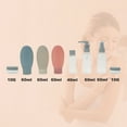 thumbnail image 2 of Unique Bargains 11 Pcs Travel Size Toiletries Bottles Containers Leakproof Squeezable Refillable Travel Bottles Set Gray Beige Pink Gray Blue, 2 of 6