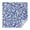 Blue Floral and, variant on Brown Boho Geometric and Plant Pattern Square Tablecloth,Waterproof Square Table Cover,Wipeable Spillproof Washable Table Cover for Home Kitchen Party Decor 42"X42"(107x107cm)