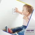 thumbnail image 3 of ENERLITES Screwless Duplex Wall Plates, Child Safe Receptacle Outlet Covers, Standard Size, 1-Gang 4.68"x 2.93", Unbreakable Polycarbonate Thermoplastic, UL Listed, SI8821-W-5PCS, Glossy, White, 3 of 5
