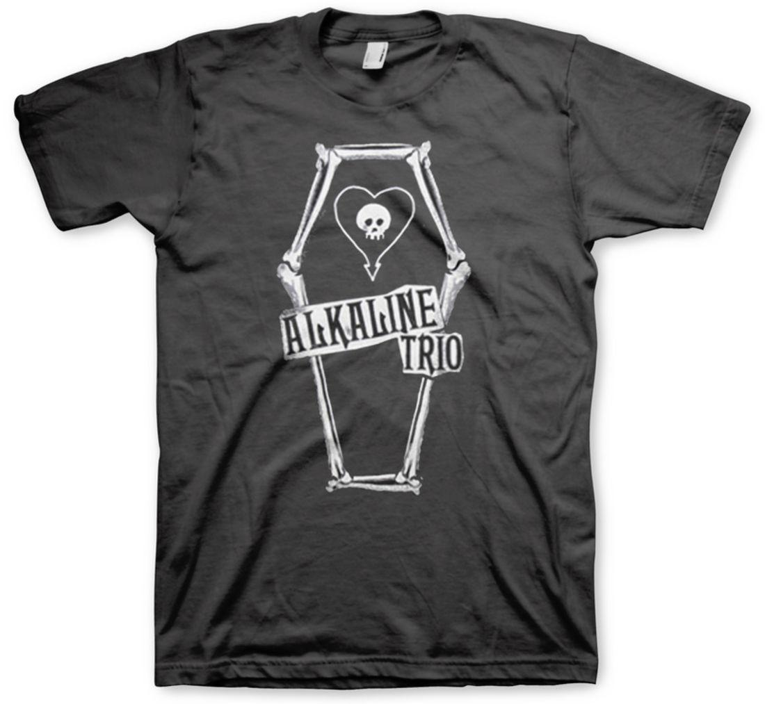 Kings Road Merch Alkaline Trio Bone Coffin Apparel TShirt Black