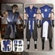 thumbnail image 2 of Disfraz de Sub Zero para hombre, disfraz de Mortal Kombat, disfraz de fantasía, uniforme para adulto, pantalones, máscara, traje de carnaval de Halloween, 2 of 5