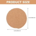 thumbnail image 2 of UPOUART 1Pcs Rustic Elegant Khaki Flax Dining Table Mat with Non-slip and Heat Insulation for Families Friends, 2 of 8