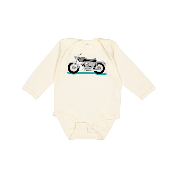 Inktastic Motorcycle Boys or Girls Long Sleeve Baby Bodysuit
