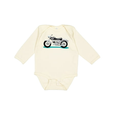 

Inktastic Motorcycle Boys or Girls Long Sleeve Baby Bodysuit