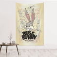 thumbnail image 1 of Tapiz de Bugs Bunny para hombres, dormitorio de niños, sala de estar, decoración de pared del dormitorio, 1 of 8