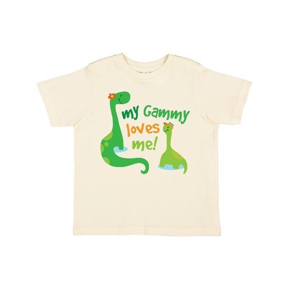 Inktastic My Gammy Loves Me Grandson Dinosaur Boys Toddler T-Shirt