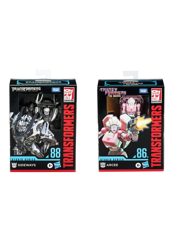 Transformers Studio Series Arcee and Sideways Kids Toy Action Figure for Boys & Girls