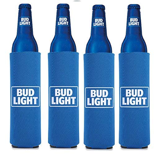Bud Light 16 Oz Beerwater Slim Bottle Set Of 4