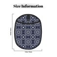 thumbnail image 3 of Pofeuu Geometry Flower Print Silicone Pot Mat Mitten With Hanging Loop Heat Resistant Oven Mitts Non-Slip Bbq Baking Smoking Potholders, 3 of 7