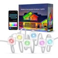 thumbnail image 2 of Cadena de luces LED para exteriores Eave Light con Bluetooth y aplicación RGB IC, tira de luces a prueba de agua DIY con escenas de colores para toda la casa, fiestas y bodas, 2 of 4