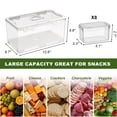 thumbnail image 2 of Contenedor de almacenamiento de alimentos MAELSTROM Snackle Box 17QT 8 compartimentos, 2 of 8