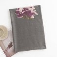 thumbnail image 1 of Bufanda pequeña con flores, estilo elegante, estampada, de imitación de cachemira, cálida y resistente al frío para mujer, 1 of 6