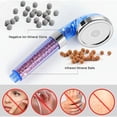 thumbnail image 2 of Water Saving Shower Head, Anti Limescale, 3 Different Modes, High Pressure, Filtration, Suitable For Use With Hard Water, Additional Filter Balls, 2 of 5
