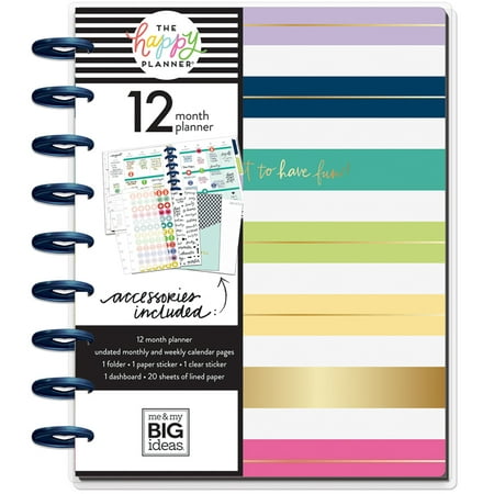 The Happy Planner - Classic Undated 12 Month Planner Have Fun