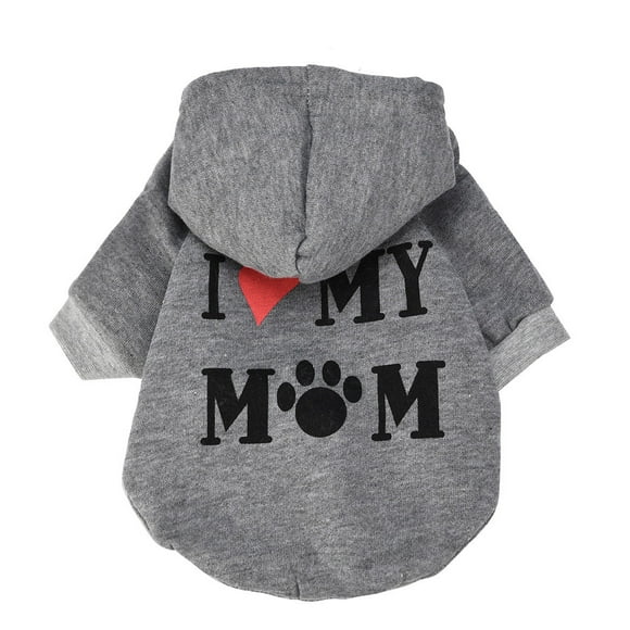 SIfdSeng Dog Sweatshirts for Small Dogs Male Small Pet Dog Clothes Fashion Puppy Cotton Blend T-Shirt Dog Clothes for Small Dogs Boy Winter Dog Hoodies for Large Dogs Sleeveless
