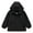 Black, variant on Girls Hooded Jacket Waterproo𝖿 Windbreaker Lightweight Rain Coat Pockets 3-14 Years Kids Outerwear Rainwear Spring Autumn Trench Coat