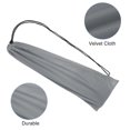 thumbnail image 3 of Unique Bargains Velvet Lining Double Shoulder Drawstring Soft Badminton Racquet Cover Bag Pouch, Grey, 3 of 6