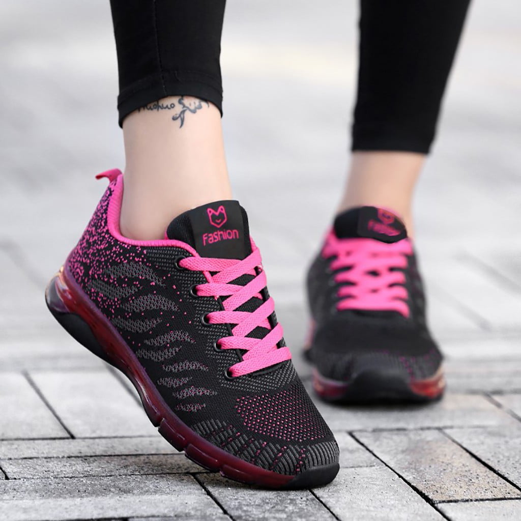 Lurryly Flying Woven Shoes Fashion Air Cushion Sneakers Student Net Running Shoes 2019Clearance