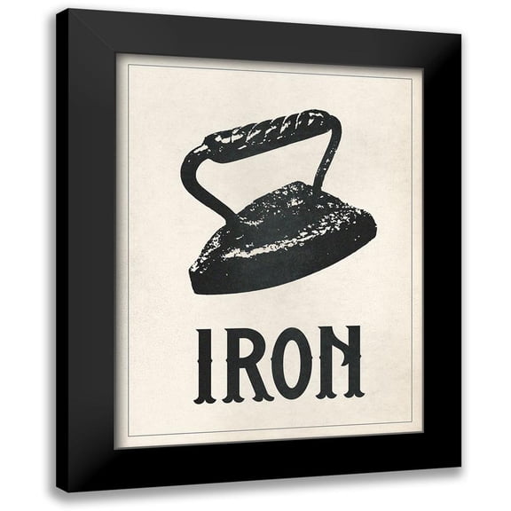 Warren, Annie 12x14 Black Modern Framed Museum Art Print Titled - Vintage Laundry I