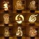 thumbnail image 1 of Naruto Uzumaki luz de noche LED 3D Anime Kakashi lámpara de mesa juguetes figuras Hatake luz LED decoración de habitación juguete para niños regalo de Navidad, 1 of 2